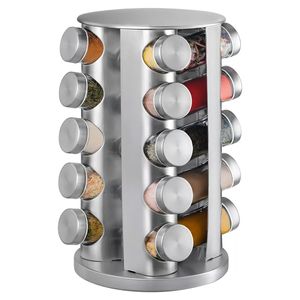 Porta Condimento Giratório 20 Peças 80ml em Vidro Casita