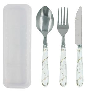 Kit Talher C/ Estojo 3 Peças em Aço Inox Interponte