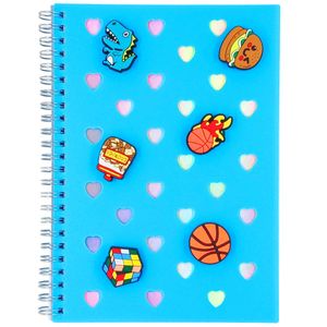 Bloco de Anotação Coração 15x21cm em Papel Fu Xing