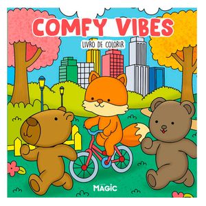Livro P/ Colorir Comfy Vibes 24cm em Papel Magic Kids