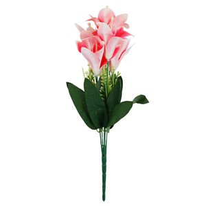 Buquê de Lírio Artificial 38cm em Plástico Bella Garden