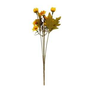 Buquê Mini Girassol Artificial 32cm em Plástico Bella Garden