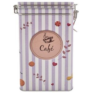 Lata Porta Mantimentos 19,5x11,2cm em Metal Dolce Home