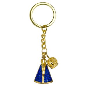 Chaveiro Decorativo N. Sra. Aparecida 9cm em Metal Gold Taimes