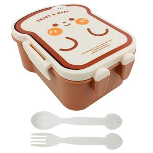 Marmita Pão de Forma C/ Talher 1,1L em Plástico Livon