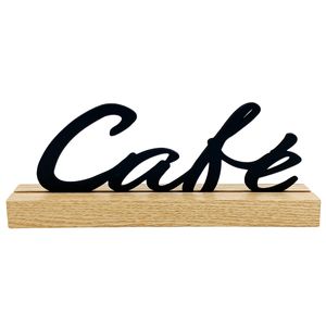 Placa Café Decorativo 20cm em MDF Livon