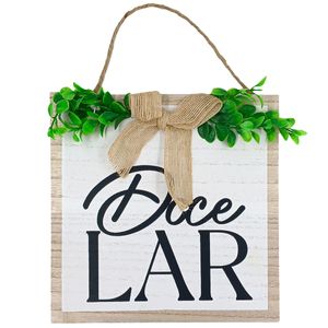 Placa Decorativa 24x24cm em MDF Livon