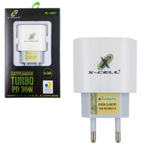 Carregador Turbo 30W em Plástico X-Cell