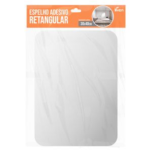 Espelho Flexível Retangular 40x30cm em Plástico Livon
