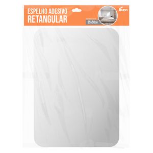 Espelho Flexível Retangular 50x35cm em Plástico Livon
