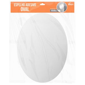 Espelho Flexível Oval 60x40cm em Plástico Livon