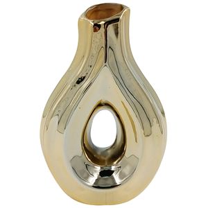 Vaso Decorativo 8,6x12,5cm em Cerâmica Freecom