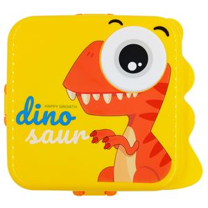 Marmita Infantil Dinossauro 19,5cm em Plástico Lila Cosméticos