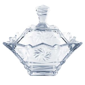 Bomboniere Decorativa 780ml em Vidro Freecom