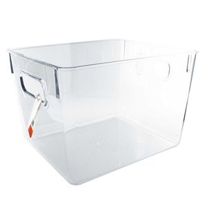Organização Quadrado 22,5x19cm em Plástico Livon