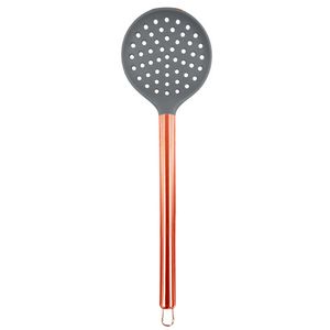 Escumadeira de silicone cabo em Metal Rose 33cm Livon