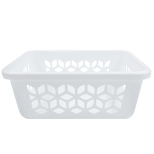 Cesto Organizador Retangular P 20,5x8,5cm em Plástico UZ