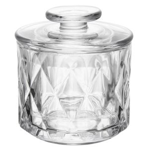Manteigueira Francesa Diamond 9,5x8,5cm em Vidro Lyor