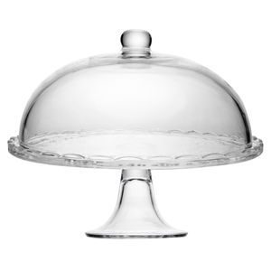 Prato P/ Bolo New Butterfly 30x25cm em Cristal Lyor
