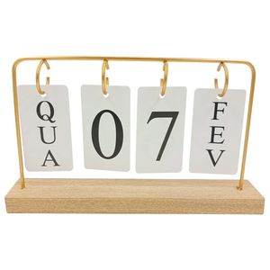 Calendário Permanente 27x16cm em MDF Livon