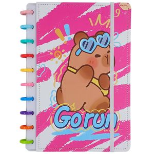 Caderno Discos Capivara 26x18cm 80 Folhas em Papel Michael Judi