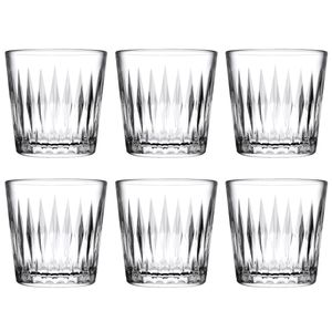 Jogo De Copos Luzia P/ Whisky 6 Peças 300ml em Vidro Fratelli
