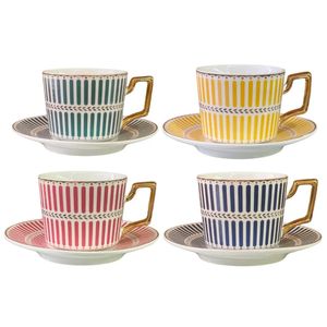 Jogo de Xícaras Olimpo 8 Peças 110ml em Porcelana Fullfit