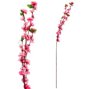Haste de Pessegueiro Pink Artificial 120cm em Plástico Bella Garden