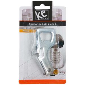 Abridor De Lata/ Garrafa 8,5cm em Aço Inox Kehome