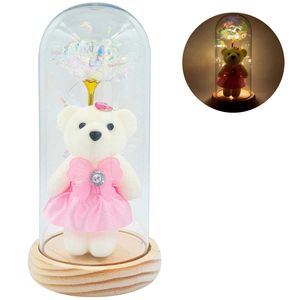 Luminária Cúpula Urso C/ LED 21cm em Plástico FWB