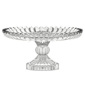 Centro de Mesa Brasília C/ Pé 29,5x17,5cm em Vidro Hauskraft
