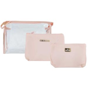 Kit Nécessaire 3 Peças em PVC Única