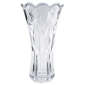 Vaso Flores Decorativo 23x12,5cm em Vidro Cascavel