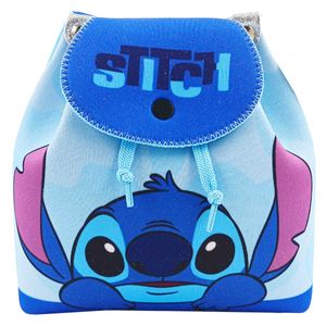 Mochila Stitch 18cm em Poliéster Taimes