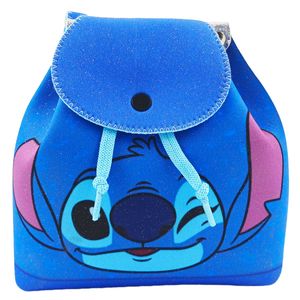 Mochila Stitch 18cm em Poliéster Taimes
