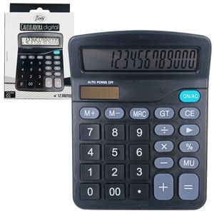 Calculadora de Mesa 12 Dígitos 14,5x11,5cm em Plástico Fu Xing