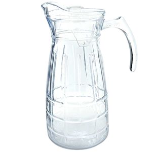 Jarra C/ Tampa Quadrys 1,7L em Vidro Wellmix