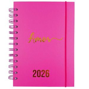 Agenda 2026 Palavras 13,7x19cm em Papel Dcarte