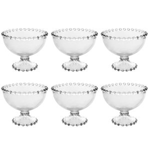 Jogo de Taças P/ Sobremesa Pearl 6 Peças 220ml em Cristal Wolff
