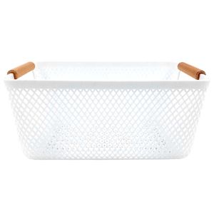 Cesto Organizador Retangular 27,5x18,5cm em Plástico Clink
