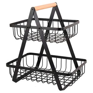 Fruteira C/ 2 Andares 32,5cm em Metal Dcarte