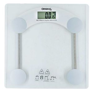 Balança de Banheiro Digital 180Kg em Vidro Original Line