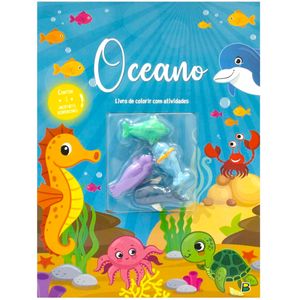 Livro Aventuras C/ Borrachas Oceano 28cm em Papel Todo Livro