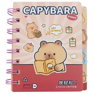 Caderno Capivara 9,5x11cm em Papel Michael Judi