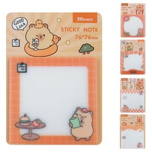 Bloco de Anotação Autoadesivo Capivara 7,3x7,3cm em Plástico Michael Judi