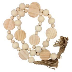 Colar de Mesa Decorativo 132cm em Madeira Livon