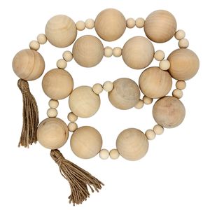 Colar de Mesa Decorativo 140cm em Madeira Livon
