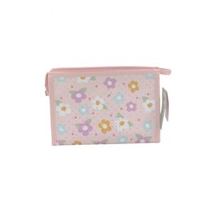 Nécessaire Flor C/ Alça 23x16cm em PVC Qualis