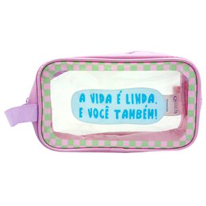 Nécessaire C/ Alça 24x14cm em PVC Qualis