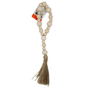 Colar de Mesa Decorativo 30cm em Madeira Livon